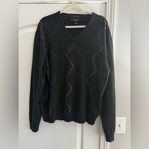 Tasso Elba men’s argyle grey sweater